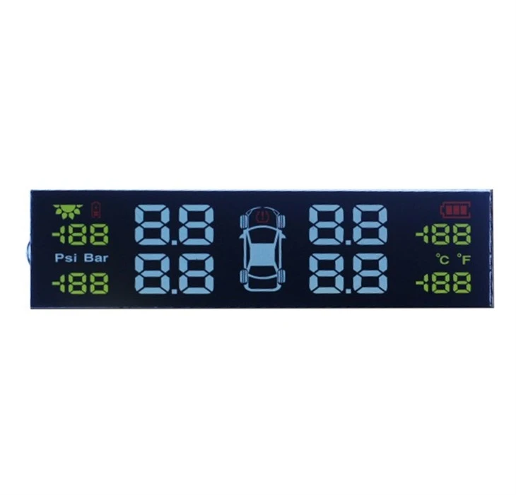 آٹوموٹو ٹائر پریشر DFSTN LCD ماڈیول
